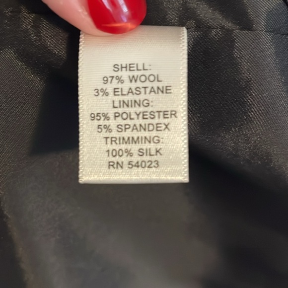 Banana Republic Wool Blend Mini Black Cocktail Dress - Picture 7 of 7